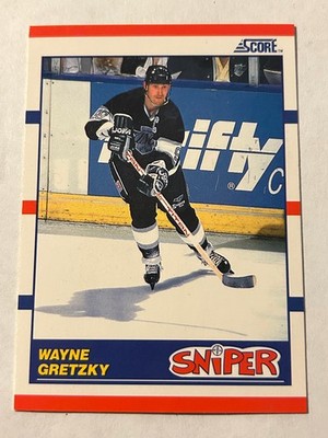 1990 SCORE Wayne Gretzky #336 Another Bull's Eye LA Kings NHL Card