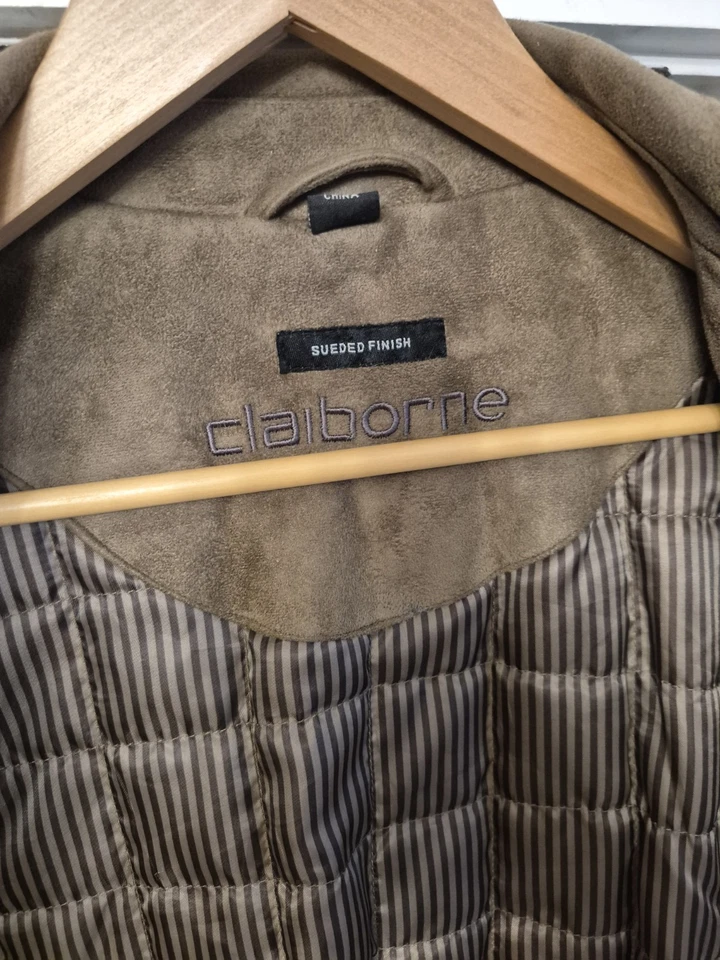 Liz Clayborne Suade 女式外套 Xl 美丽浅棕色 — 第 4/4 张图片