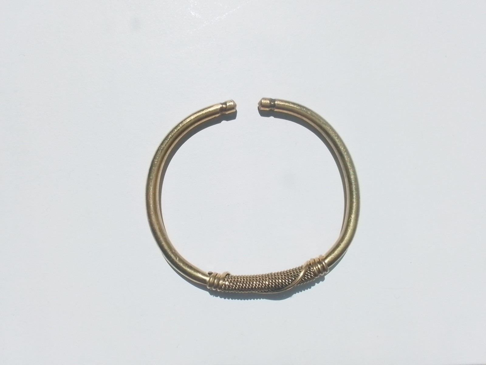 ADJUSTABLE BRASS BRACELET/ BANGLE - image 7