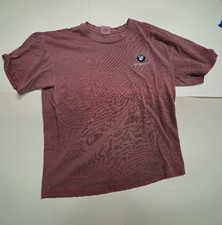 Vintage 90  s BMW Motorcycles Distressed Faded Graphic Shirt-Size Large