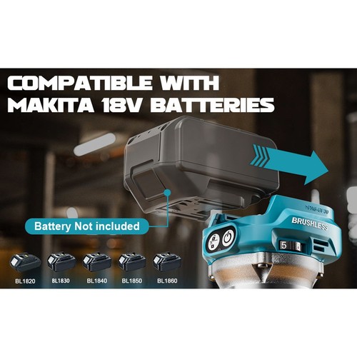 Für Makita 18V Akku Bürstenloser Oberfräse Einhandfräse Trimmer Holz Handfräse - Bild 8 von 14