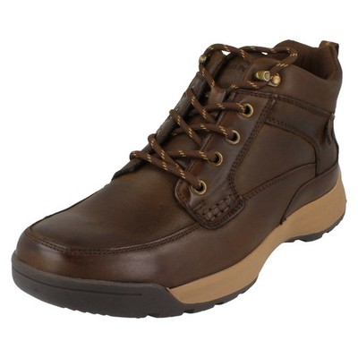 Herren Hush Puppies Leger Leder Schnürstiefeletten ''Vernon Lace Boot''