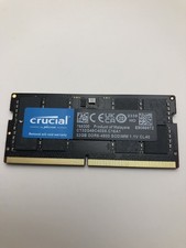 32GB DDR5 4800MHz SODIMM Laptop RAM Memory Stick CT32G48C40S5 CRUCIAL