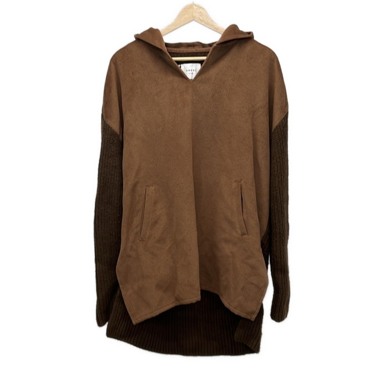 AMERI - Dark Brown Brown Women's Hoodie - image 1