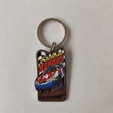 Daytona 500 International Speedway Nascar Key Chain Ring Kickin Asphalt rare vtg