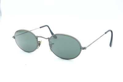 Vintage B&L Ray-Ban W0969 XPAS Oval Gunmetal Sunglasses Made in