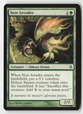 Nest Invader 201 Common Rise of the Eldrazi Magic: The Gathering Lightly Played