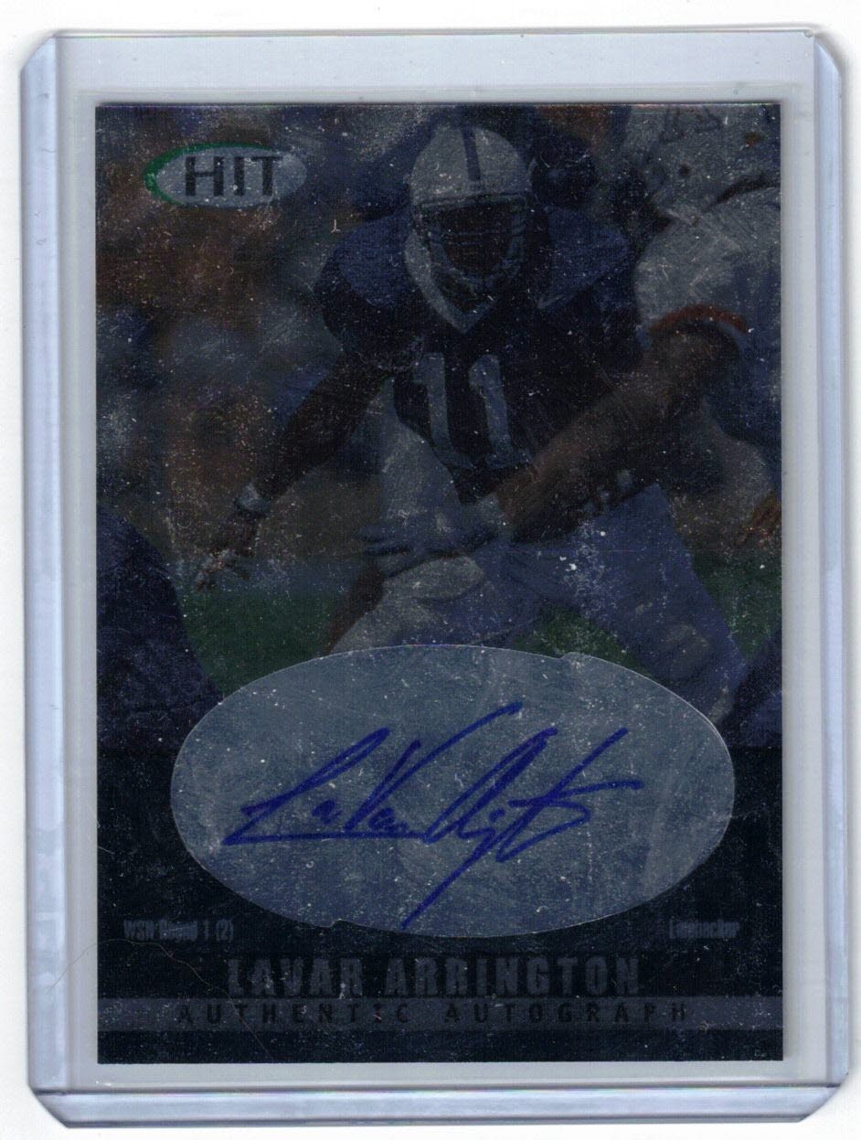 LaVar Arrington SA-GE Hit Autographs #A11 Emerald