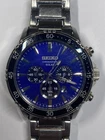 Vintage SEIKO V175-0DH0 Battery Mens Watch Pre-Owned Runs #32-66