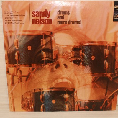 Sandy Nelson - Drums & More Drums! LP SUS-5224 VG+/VG+ Sunset Records 1968