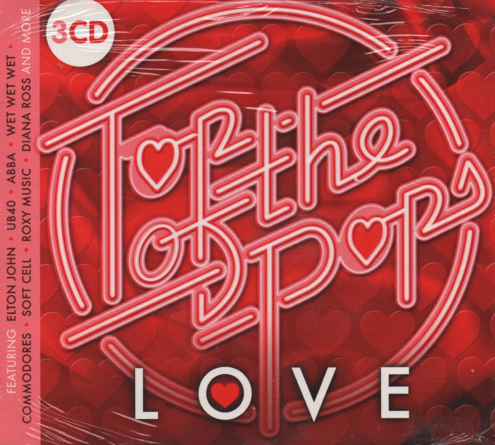 TOP OF THE POPS : LOVE - ABBA UB40 ELTON JOHN T'PAU - 3 CDS - NEW & SEALED!!