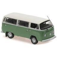 [Used] Mini car 1/43 Volkswagen T2 Bus 1972 (white x green) [940053000]