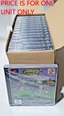 International Superstar Soccer Pro PS1 PAL Konami NOS Brand New Sealed MINT - Bild 1 von 4