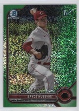 2022 Bowman Draft Chrome Green Sparkle Refractor 93/99 Bryce Hubbart 1f7m