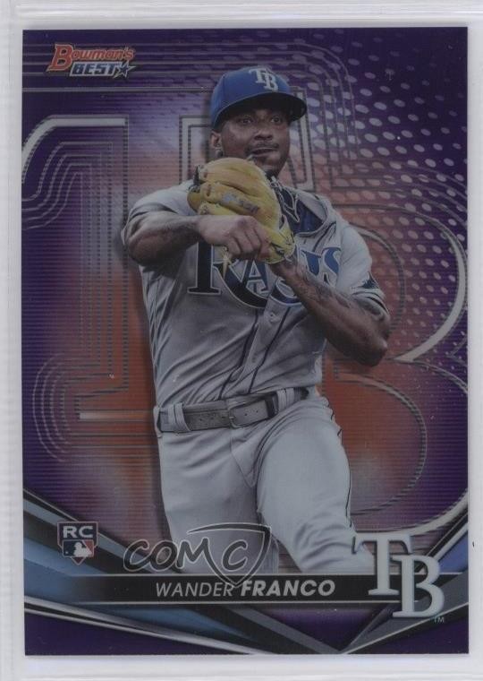 2022 Bowman's Best Purple Refractor 166/250 Wander Franco #39 Rookie RC 7qt