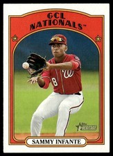 2021 Topps Heritage Minor League Sammy Infante GCL Nationals #87