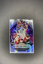 2020-21 Panini Prizm - Fireworks Giannis Antetokounmpo #3 Hyper Prizm