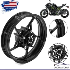 17"x3.5" Gloss Black Front Wheel Rim For Kawasaki Z900 Z650 Ninja 650 2017-2025