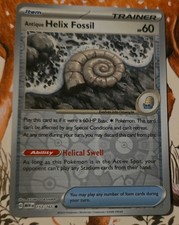 Pokemon TCG Antique Helix Fossil 151 153/165 Reverse Holo LP.
