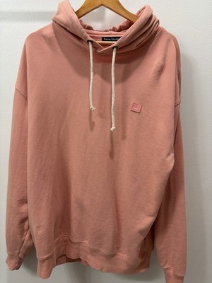 Acne Studios Nash Face Hoodie Pink Size S
