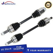 2x Front Leftright Cv Axle Shaft For 2008-2014 Honda Accord Acura Tsx Fwd 2.4l