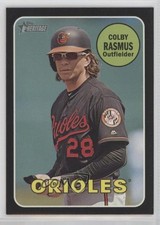 2018 Topps Heritage High Number Black Border /50 Colby Rasmus #675 ex0