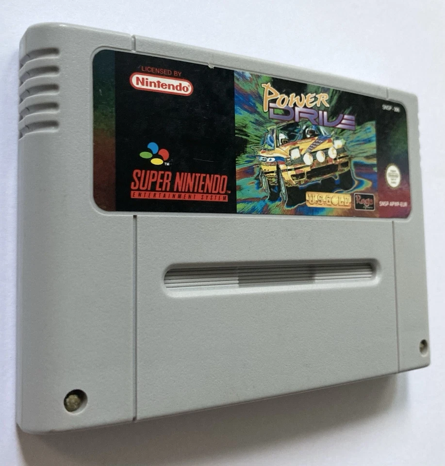 POWER DRIVE (U.S. GOLD) - Nintendo SNES Super Nintendo - Jeu Seul Officiel - EUR - Photo 4/4
