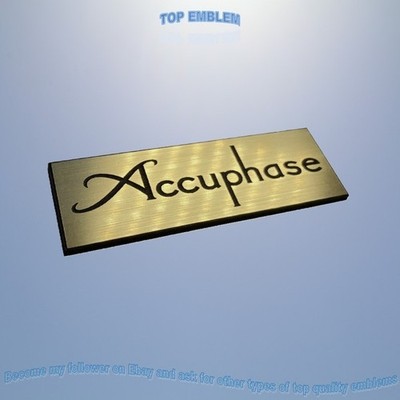 ACCUPHASE Emblem Badge Ersatz Logo Aufkleber Sticker Aufkleber Ornament