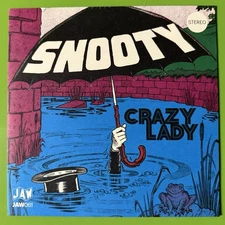 Snooty – Crazy Lady 7” Vinyl 45 Glam Rock UK Laurice 45rpm Just Add Water Pop US