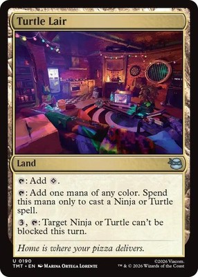 Turtle Lair-Teenage Mutant Ninja Turtles (0190) NM Uncommon