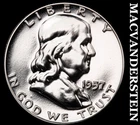 1957 Franklin Half Dollar- Silver- Choice Gem Proof Luster No Reserve #J1307