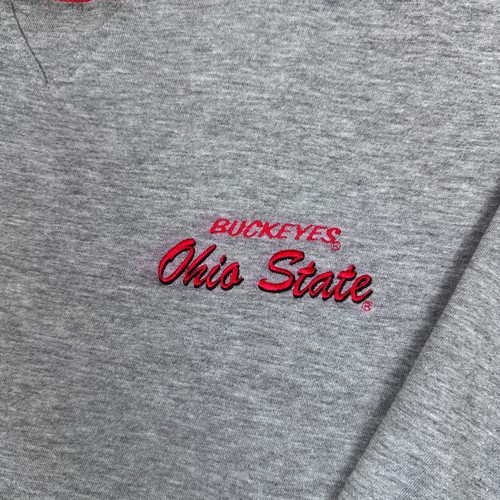 Vintage Logo 7 Ohio State Buckeyes Sweatshirt Herren Large grau NCAA Football 90s - Bild 3 von 8