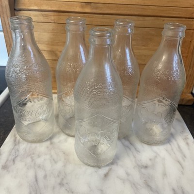 Vintage Coke A Cola Bottles
