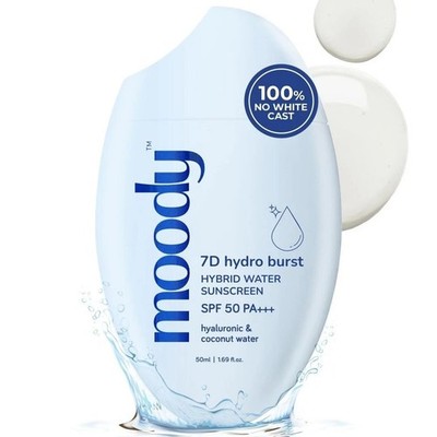 Moody Hydro Burst Water Sunscreen Spf 50, 50ml