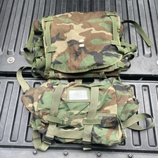 Specialty Defense Systems woodland main pack radio sleep pouch external frame xl