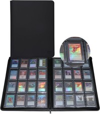 16 Pocket Top loader Binder,Holds 640 Top Loaders,Large Top loader Card