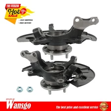 Front Steering Knuckle & Wheel Bearing Hub Assembly Pair For Toyota Camry 2.4L