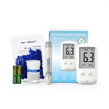 Blood Glucose Meter Portable Home  Travel Compact Test Kit