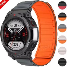 Magnetic Silicone Band For Amazfit T-Rex 3/2/T-Rex/Pro Smart Watch Sports Strap