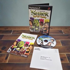 Shrek: Super Party (Sony PlayStation 2, 2002) PS2 Complete w/ Manual & Reg Card