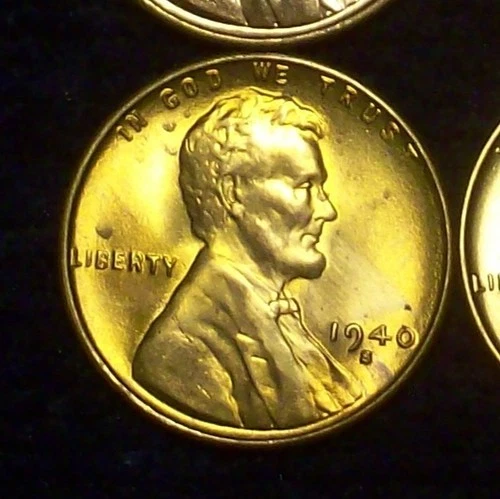 1940-S BU - SOLID LINCOLN WHEAT CENT - GOOD LUSTER - SOLID COIN - SEE PICS!!