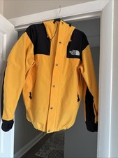 Giacca da montagna The North Face uomo 1990 retrò gialla media Gore-Tex pioggia neve