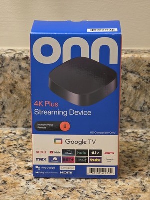 ONN 4K Plus Google TV Streaming Device w Dolby Atmos / Vision 16GB 2GB RAM