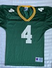 VINTAGE Champion Favre Green Bay Packers Football Youth Jersey Med 10-12 (17x26)