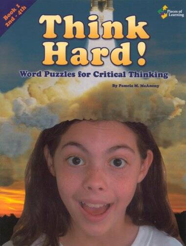 Think Hard Puzzles for Critical Thinking Book 1 - Perfect Paperback - VERY GOOD