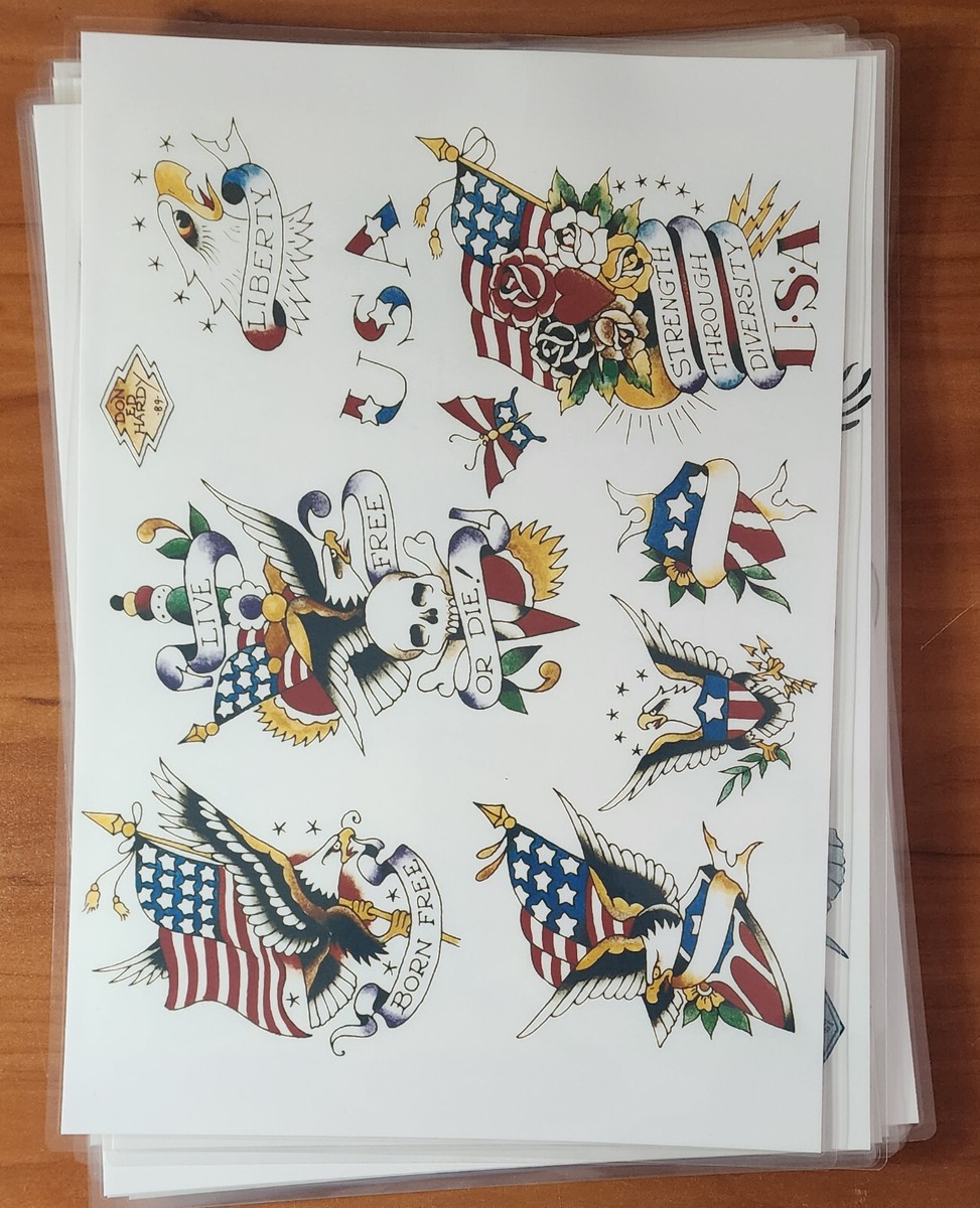 1989 Don Ed Hardy Traditional Vintage Style Tattoo Flash 33 1989 Don Ed Hardy Traditional Vintage Style Tattoo Flash 33