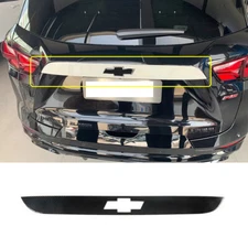 For Chevy Blazer 2019-2022 Carbon Fiber Rear Trunk Lid Trim molding Strip Cover