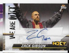 2021 Topps WWE NXT Autographs #A-ZG Zack Gibson 010/250