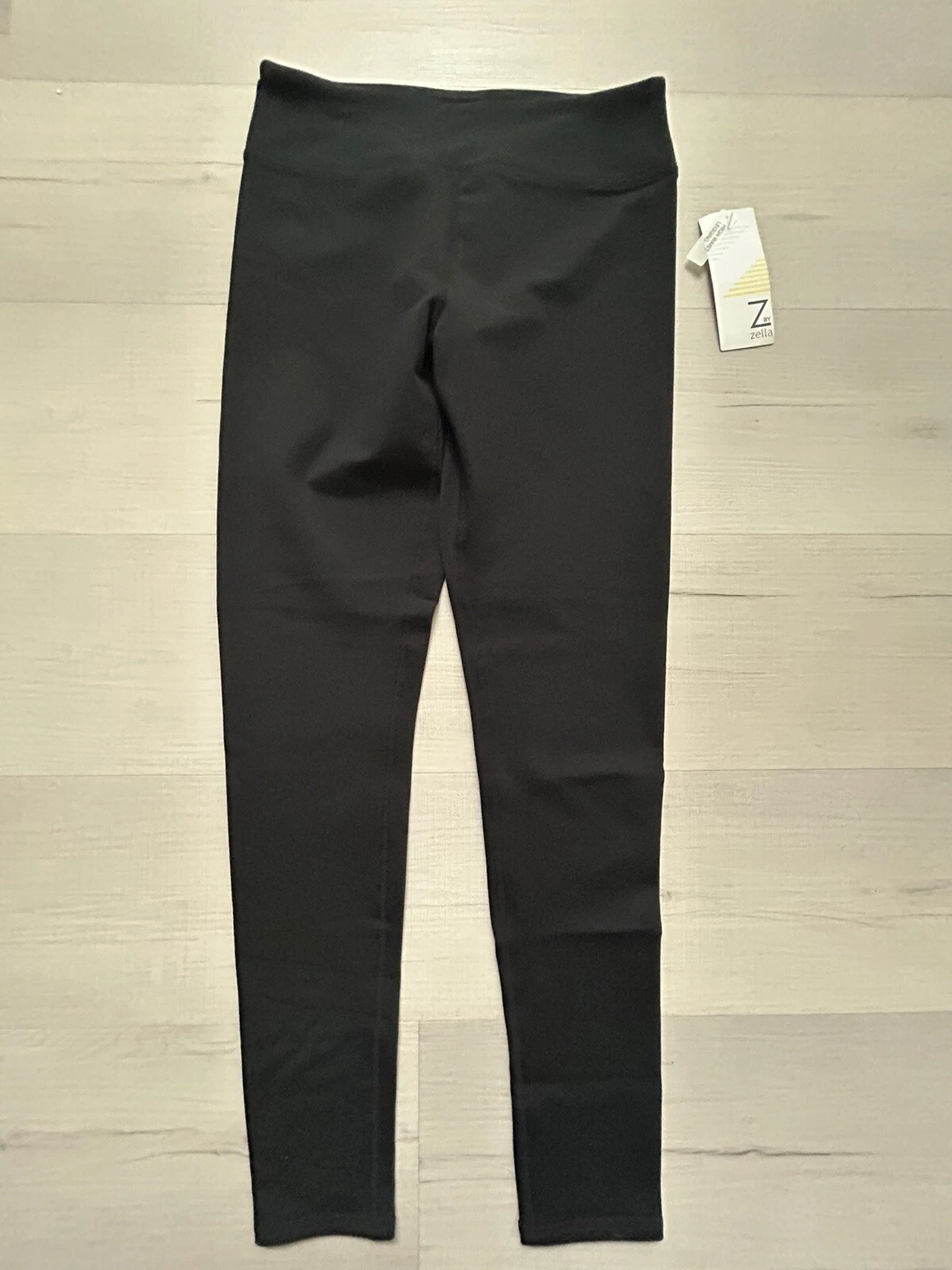 NWT Z by Zella Girl Leggings Youth Black Full Length Activewear Size 14/16 XL