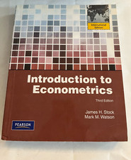 Introduction to Econometrics by Mark Watson and James H. Stock (2011, Trade...